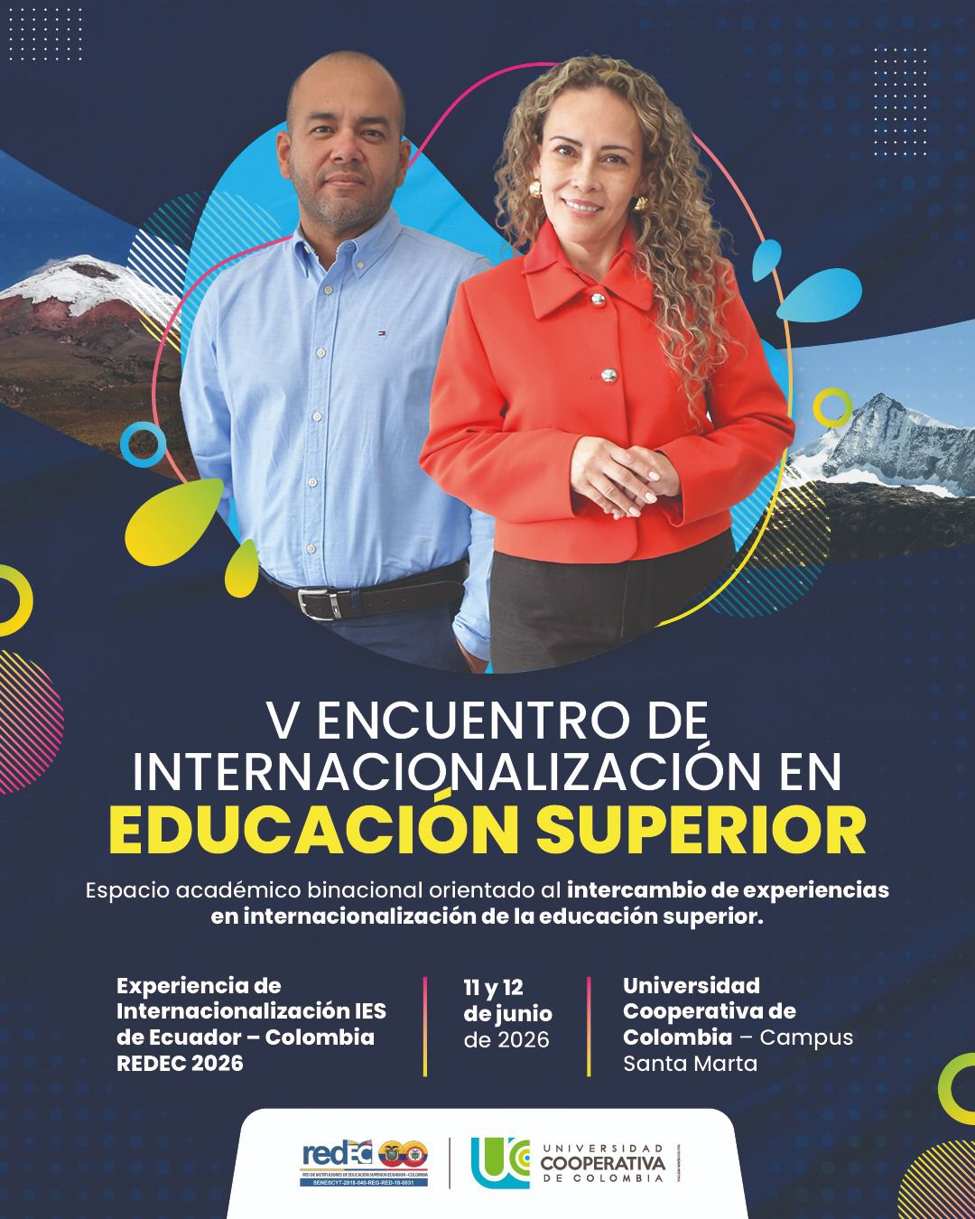 Afiche V Encuentro REDEC Santa Marta